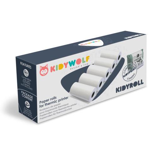Recargas de Papel KIDYROLL (5 rolos) - Colorido | KidyWolf
