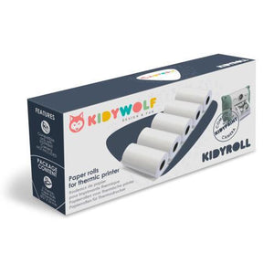 Recargas de Papel KIDYROLL (5 rolos) - Clássico | KidyWolf