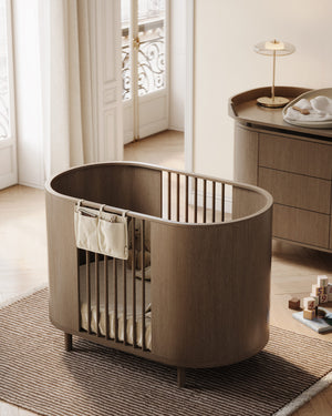 Berço Kai 70x120 - evolutivo — Smoked Oak — detalhe 3