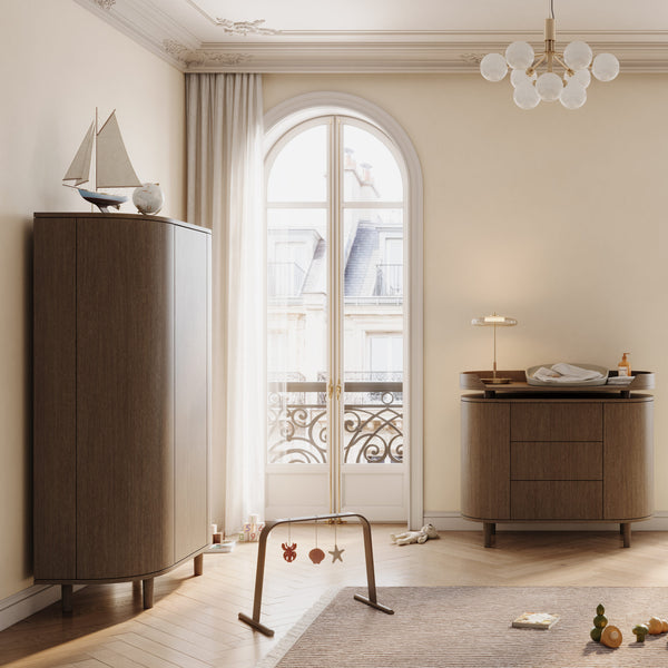 Cómoda KAI — Smoked Oak — detalhe 5