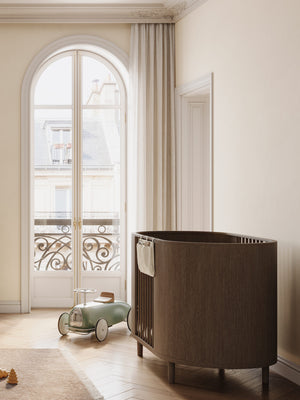 Berço Kai 70x120 - evolutivo — Smoked Oak — detalhe 2