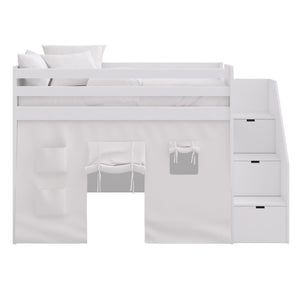Cama Loft com Escadas de Arrumação – Muba Design – imagem 6