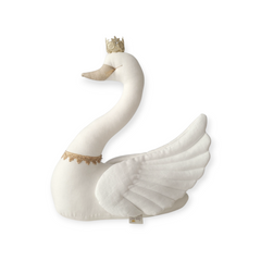 Cisne creme com coroa – Love Me Decoration