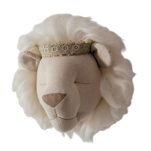 Leão natural com juba creme – Love Me Decoration