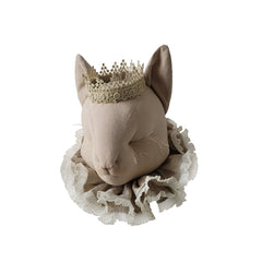 Gato bege com coroa Louis – Love Me Decoration