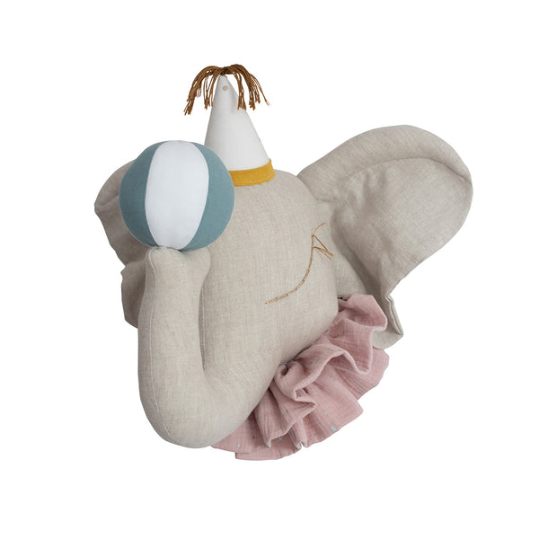Elefante de circo com chapéu branco – Love Me Decoration