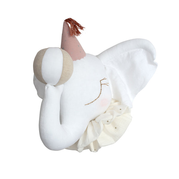 Elefante de circo com chapéu rosa pó – Love Me Decoration