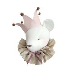 Urso creme com coroa rosa pó – Love Me Decoration