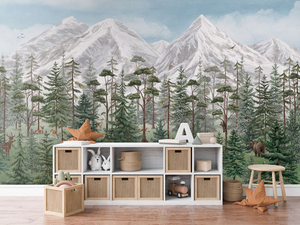 Mural Mountain Forest | Kikki Belle – Kikki Belle – imagem 3