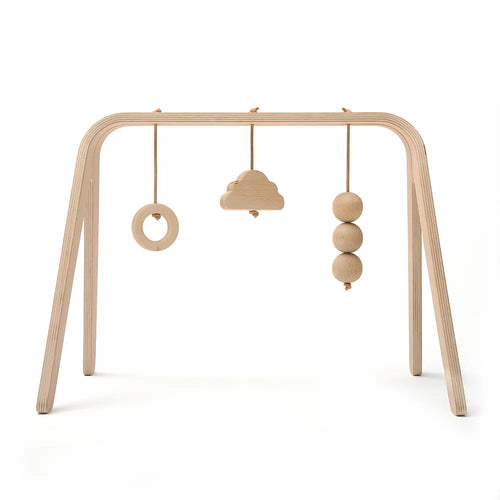 Arco de Atividades NAHO com Brinquedos de Madeira – Charlie Crane