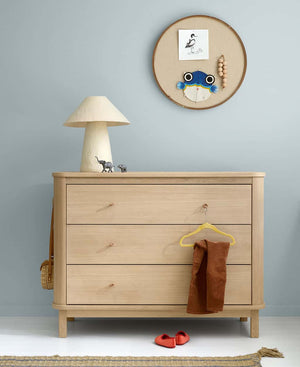Cómoda infantil Wood - Carvalho - 3 gavetas – Oliver Furniture