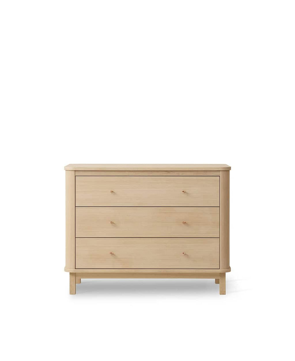 Cómoda infantil Wood - Carvalho - 3 gavetas – Oliver Furniture