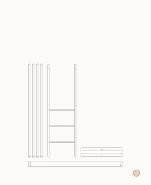 Kit Wood Mini+ Berço com Kit Júnior para Cama Loft Baixa – Oliver Furniture – imagem 3