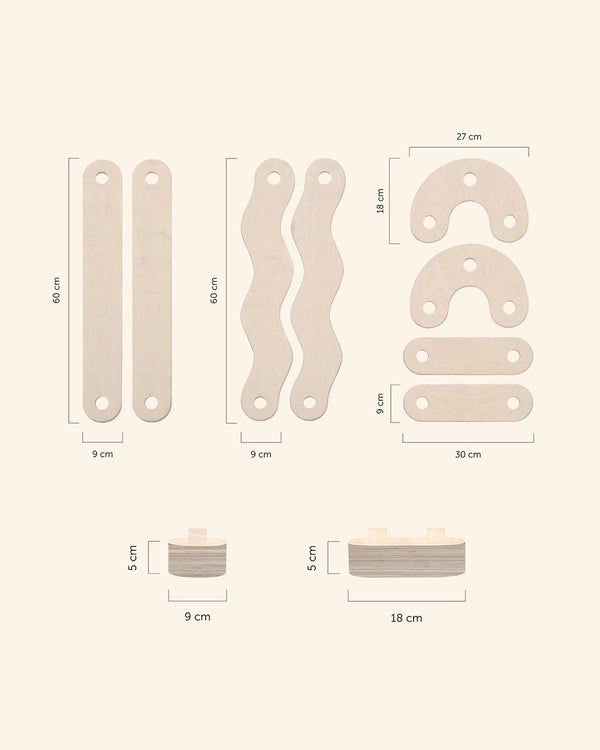 POLKU L — Percurso de equilíbrio — FitWood