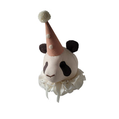 Panda bege claro com chapéu – Love Me Decoration
