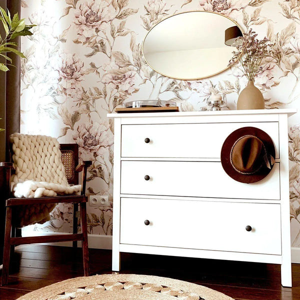 Papel de Parede Peonies Beige – Dekornik – imagem 4