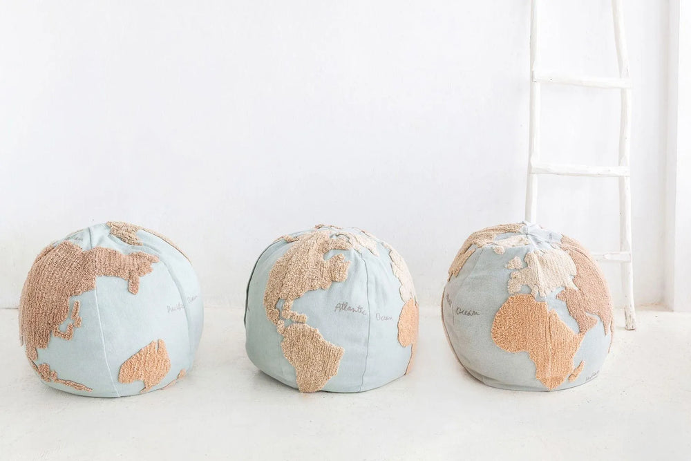 Pouf Mapa Mundo – Lorena Canals
