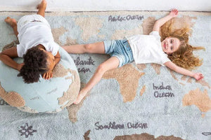 Pouf Mapa Mundo – Lorena Canals – imagem 5