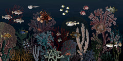 Mural Roaring Reef | Kikki Belle – Blue