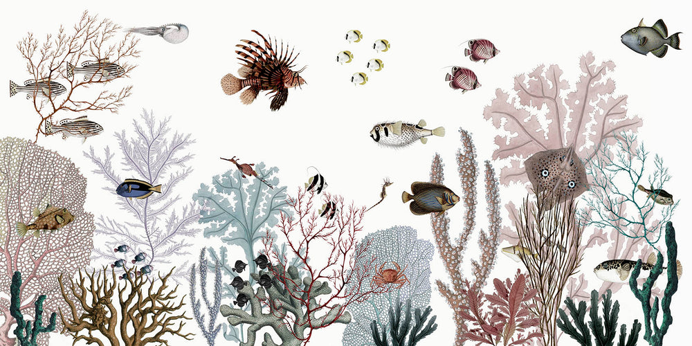 Mural Roaring Reef | Kikki Belle – Blue