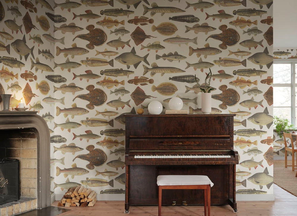Mural Scandinavian Fish – Sandberg – ambiente 1