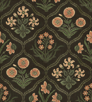 Papel de Parede Rosa – Carvão – amostra do padrão