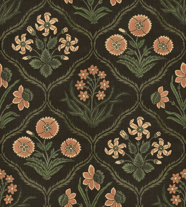 Papel de Parede Rosa – Carvão – amostra do padrão