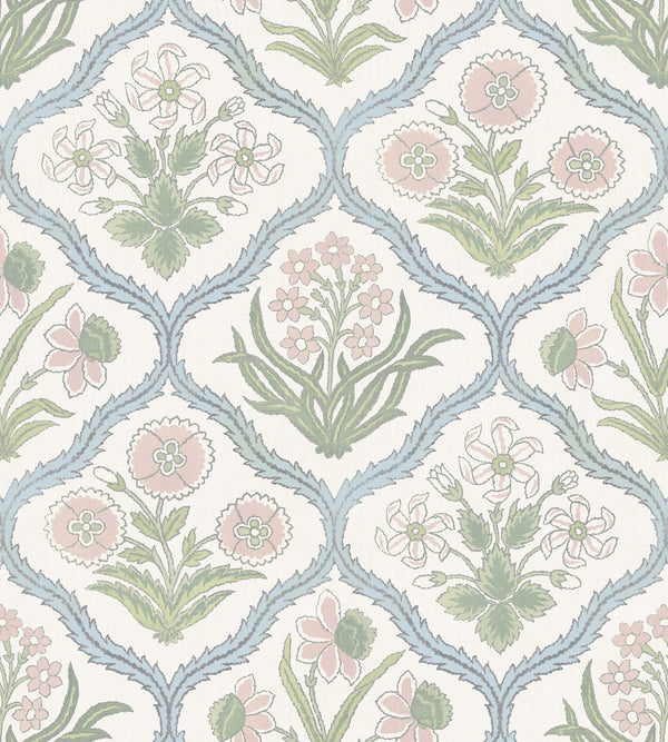 Papel de Parede Rosa – Pastel – amostra do padrão