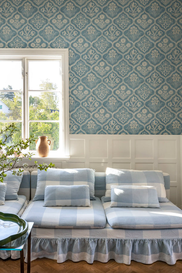 Papel de Parede Rosa – Sandberg – ambiente 8