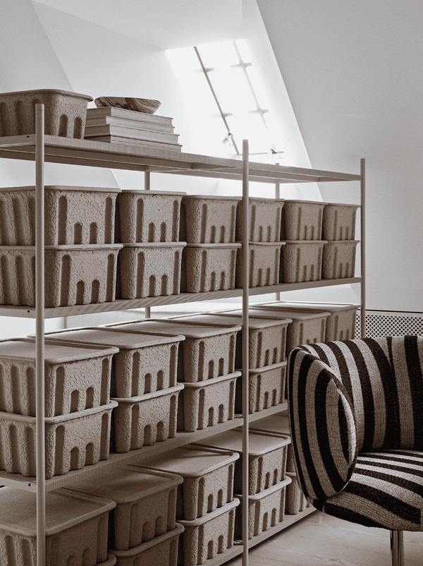Caixa de Pasta de Papel - Conjunto de 2 – Ferm Living – imagem 3