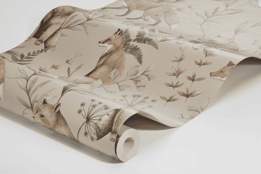 Papel de Parede Wild Forest Bege – Boråstapeter – Boråstapeter