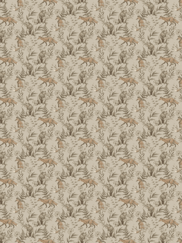 Papel de Parede Wild Forest Bege – Boråstapeter – Boråstapeter – imagem 3