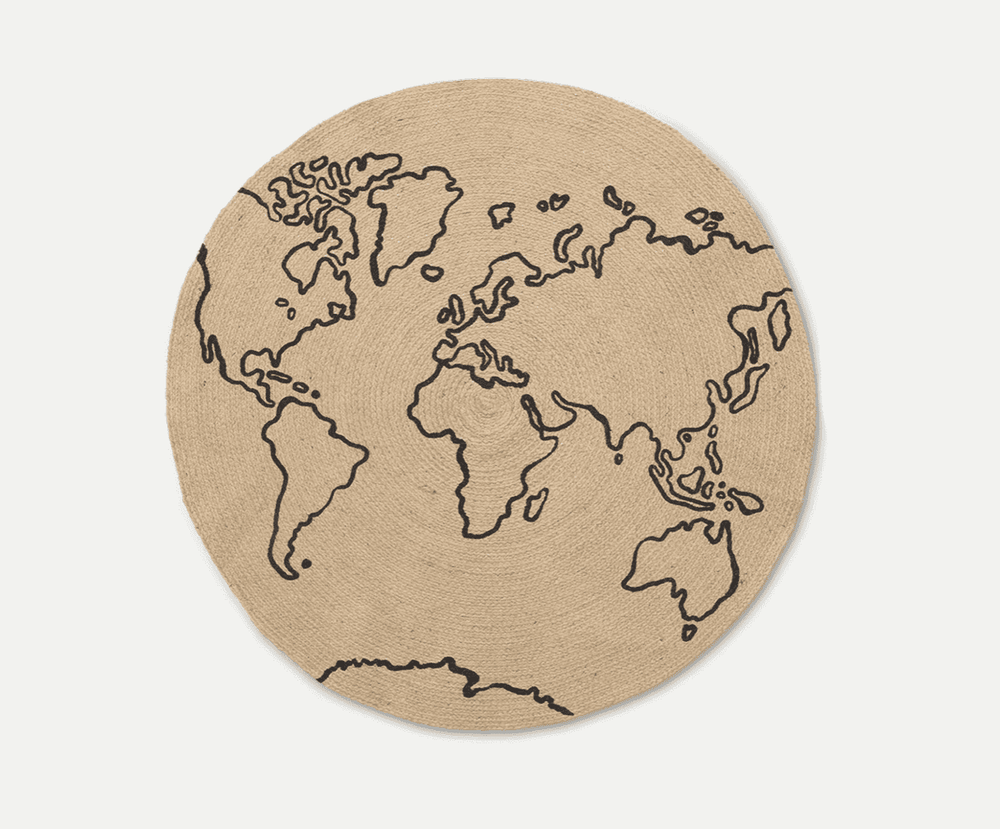 Tapete Juta Mundo – Ferm Living