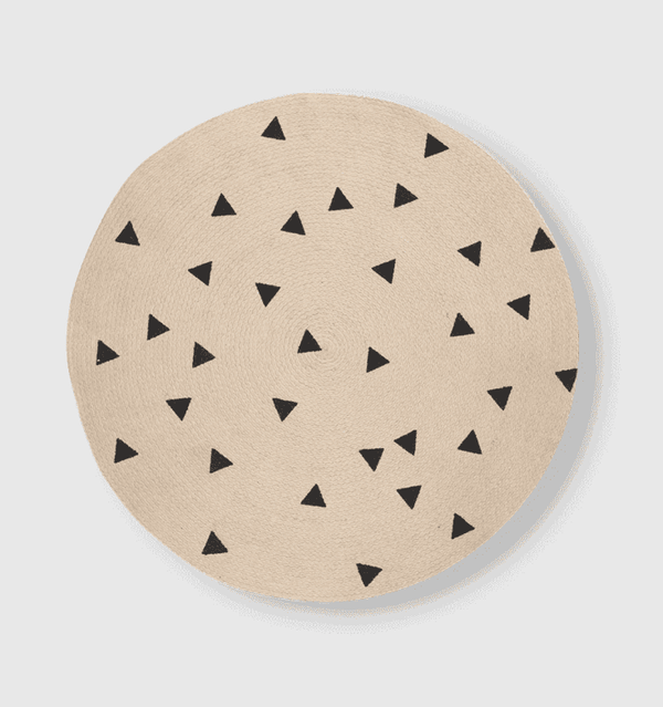 Tapete de Juta Triângulos – Ferm Living