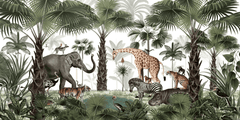 Mural Reino Animal – Kikki Belle