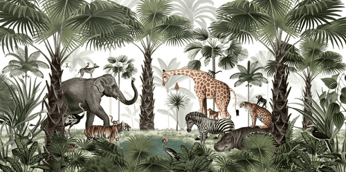 Mural Reino Animal – Kikki Belle