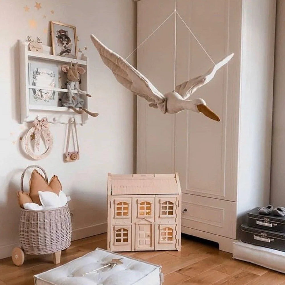 Cegonha de linho Bege – Love Me Decoration