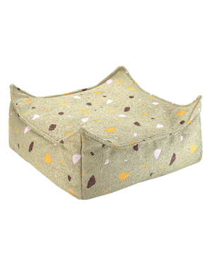 Square Ottoman Terrazzo Moss - imagem principal