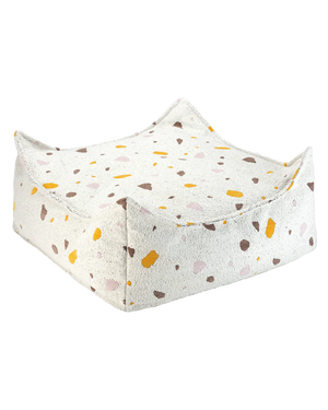 Square Ottoman Terrazzo Marble - imagem principal
