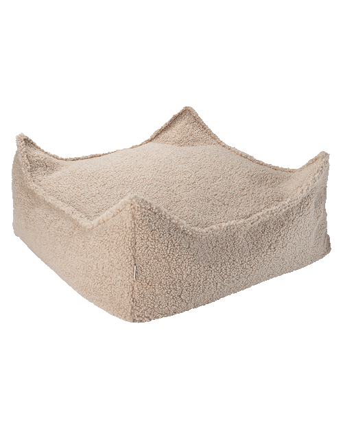 Square Ottoman Wigiwama cor Biscuit
