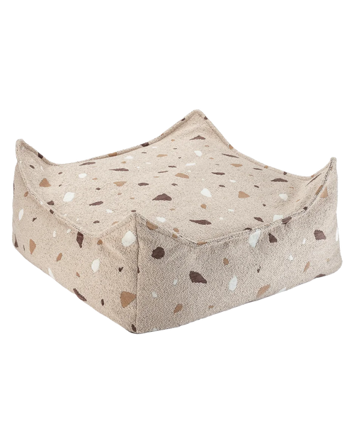 Square Ottoman Terrazzo Sand - imagem principal