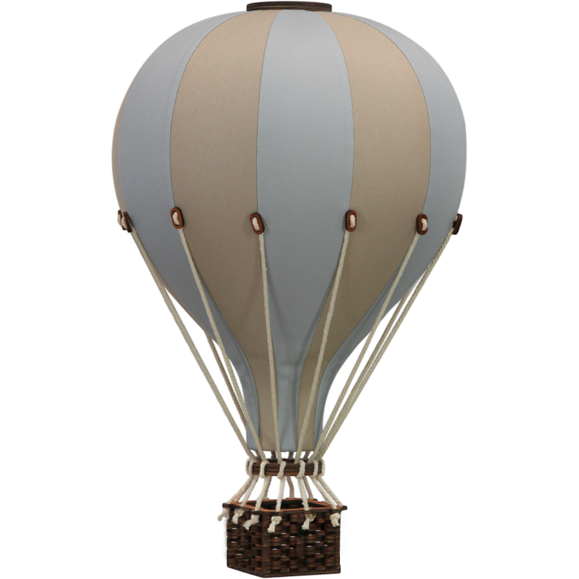 Balão Decorativo Azul Inglês/Beige- M Super Balloon - decoração infantil