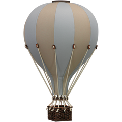 Balão Decorativo Azul Inglês/Beige- M Super Balloon - decoração infantil