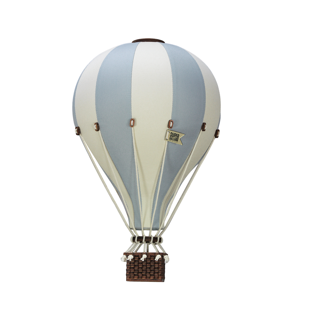 Balão Decorativo Azul Inglês/Crú- M Super Balloon - decoração infantil