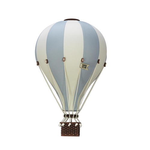 Balão Decorativo Azul Inglês/Crú- M Super Balloon - decoração infantil