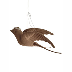 Andorinha de linho castanho claro – Love Me Decoration