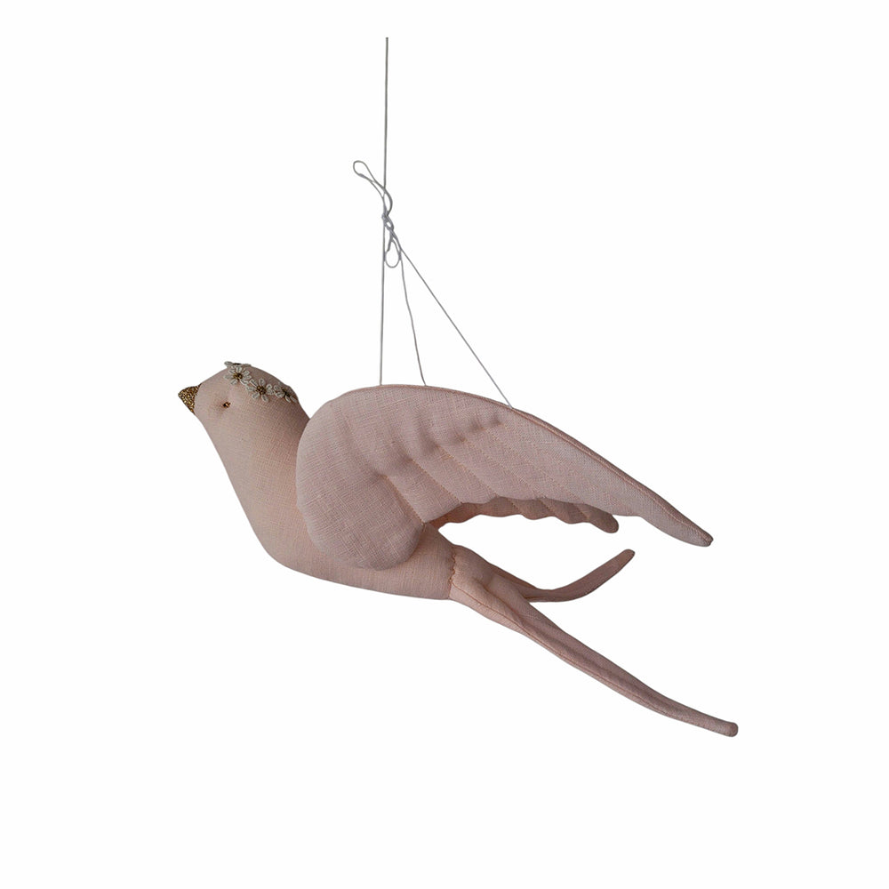 Andorinha de linho rosa pó – Love Me Decoration