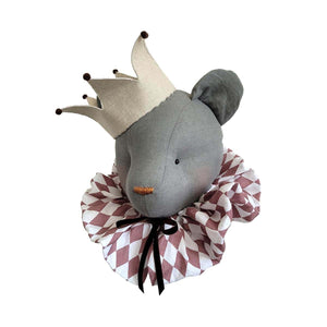 Urso grafite com coroa dourada – Love Me Decoration