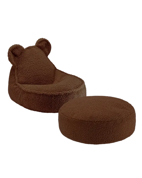 Conjunto Bear Beanbag + Ottoman Warm Hazel - imagem principal