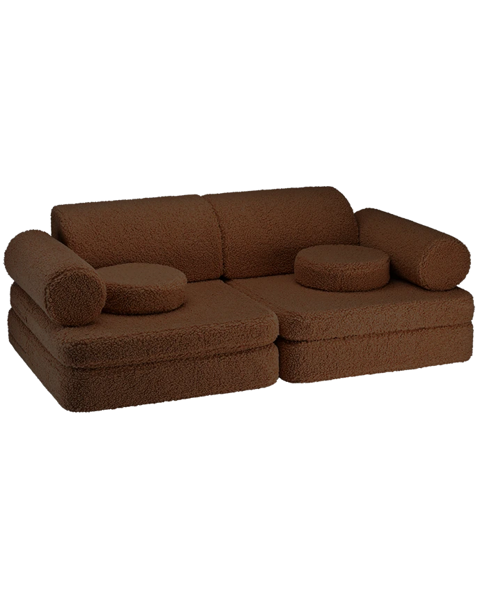 Mini Sofá Settee Brown Sugar - Wigiwama - KidsR